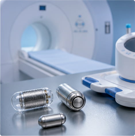 Magnete impermeabile per dispositivi medici