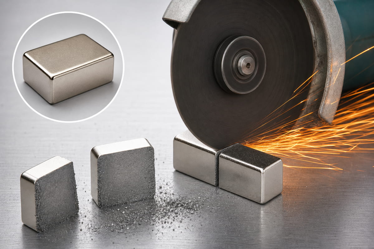 Si può tagliare un magnete al neodimio? 3 Si può tagliare un magnete al neodimio?