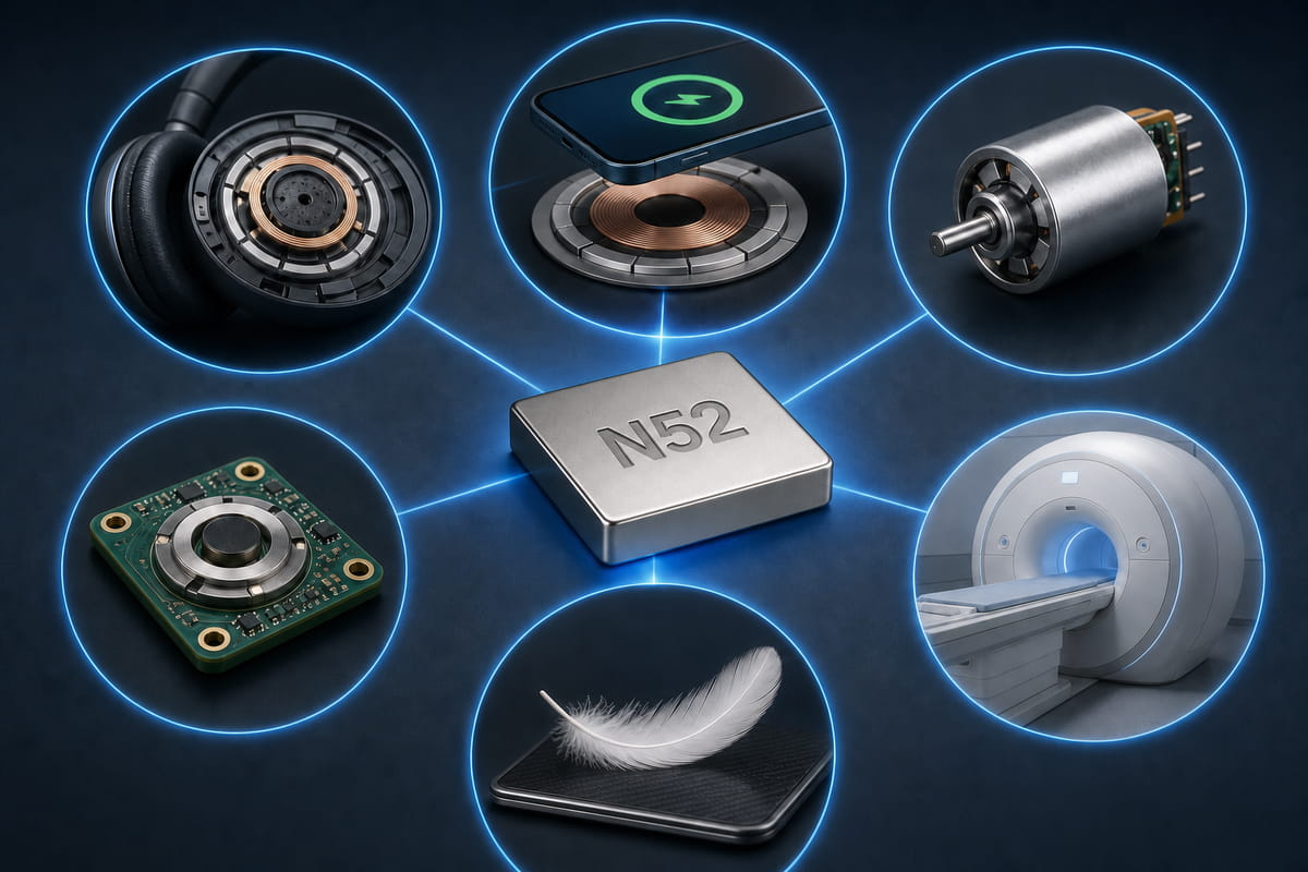 Quando scegliere i magneti N52 anziché quelli N48