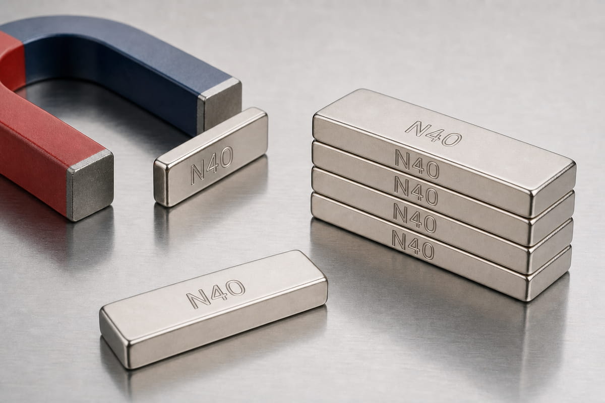 Cosa sono i magneti a barra N40? La guida completa 3 Cosa sono i magneti a barra N40?