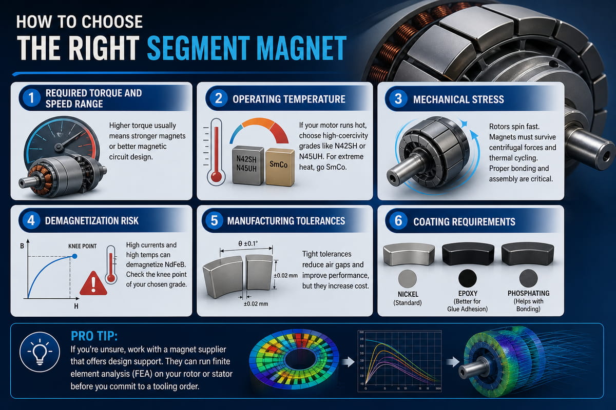 Come scegliere il magnete a segmento giusto